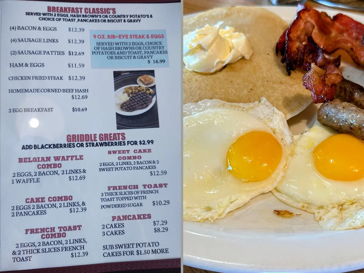Classic Diner Breakfast All Day